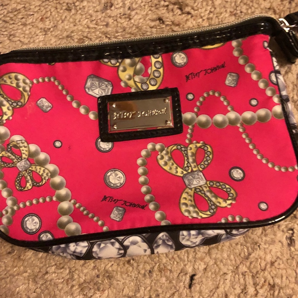 Betsy Johnson makeup pouch